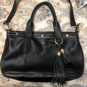 Coure & Pelle Brown Gold Leather Satchel